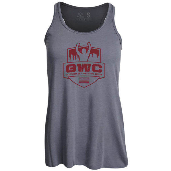 Gopher WC - Women's Flowy Tank - Gray