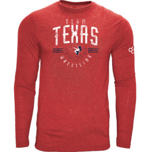 Team Texas Long Sleeve Tee - Red