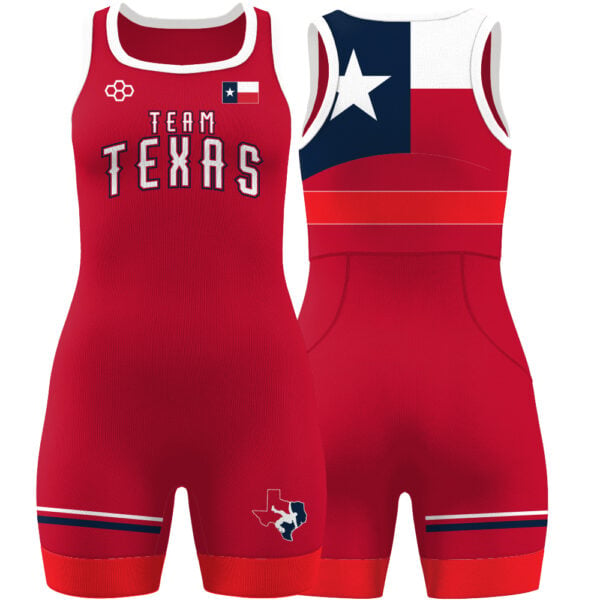 Team Texas WOMENS Elite Singlet- Red